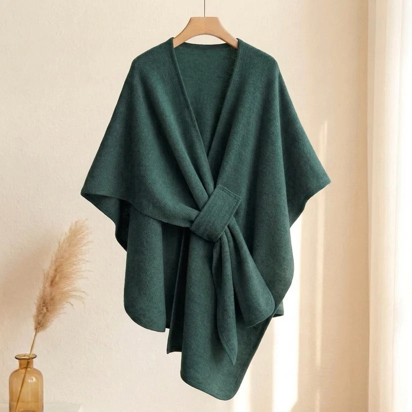 Stugans Poncho i Skoggrønn