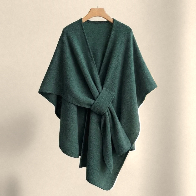 Stugans Poncho i Skoggrønn